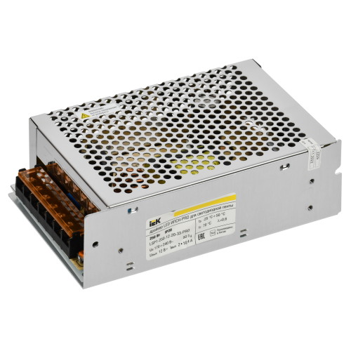 Драйвер LED ИПСН-PRO 250Вт 12В блок-клеммы IP20 IEK