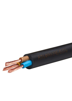 Провод ПВСнг(А)-LS 3х2.5 Ч 380В (бухта) (м) АЛЬФАКАБЕЛЬ 12893