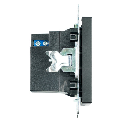 Розетка 2-местная USB + type C (механизм), STEKKER GLS10-7116-05, 250B, 3А, серия Катрин, черный Розетка 2-местная USB + type C (механизм), STEKKER GLS10-7116-05, 250B, 3А, серия Катрин, черный