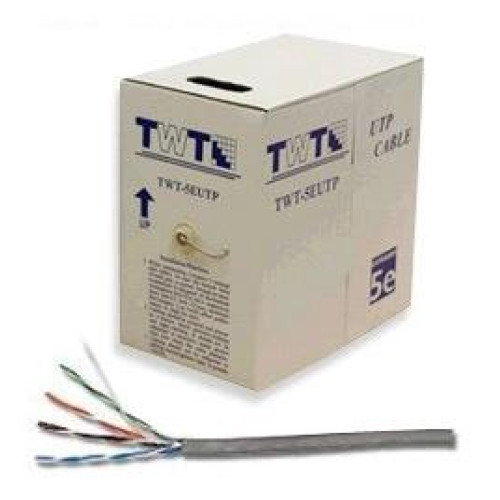 Кабель информационный Lanmaster TWT-5EUTP-LSZH кат.5E UTP 4 пары 24AWG LSZH внутренний 305м белый Кабель информационный Lanmaster TWT-5EUTP-LSZH кат.5E UTP 4 пары 24AWG LSZH внутренний 305м белый