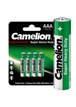 Элемент питания солевой AAA/LR03 BL-4 (блист.4шт) Camelion 1668