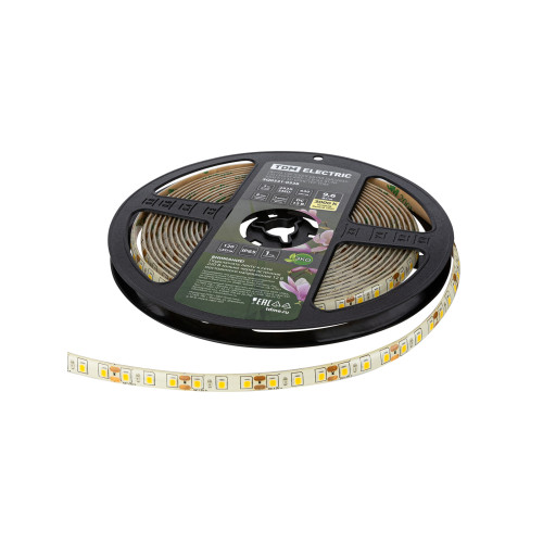 Лента светодиодная SMD2835-120 LED/м-IP65-12 В-9,6 Вт/м-3000 К (5 м) блистер TDM Лента светодиодная SMD2835-120 LED/м-IP65-12 В-9,6 Вт/м-3000 К (5 м) блистер TDM