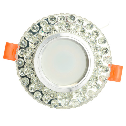 Светильник встраиваемый с LED подсветкой Feron CD941 потолочный MR16 G5.3 прозрачный Светильник встраиваемый с LED подсветкой Feron CD941 потолочный MR16 G5.3 прозрачный