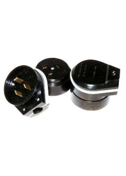 Разъем РШ-ВШ 32А 220В черн. РВШ 32-001 Витебск 0301-00030