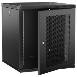 ITK LINEA W Шкаф настенный 12U 600х600мм дверь перфорированная черный 2.0