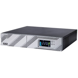 ИБП SRT-1000A, линейно-интерактивный, 1000ВА, 900Вт, LCD, Rack/Tower, 8 розеток IEC320 C13 с резервным питанием, USB, RS-232, слот под SNMP карту, EPO, защита RJ45, ШхГхВ 428х453х84мм., вес 16.8кг./ UPS POWERCOM SRT-1000A, line-interactive, 1000VA, 900W, 