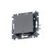 Выключатель 1-кл. СП Levit IP20 с подсветкой сталь/дым. черн. ABB 2CHH590146A6069 Выключатель 1-кл. СП Levit IP20 с подсветкой сталь/дым. черн. ABB 2CHH590146A6069