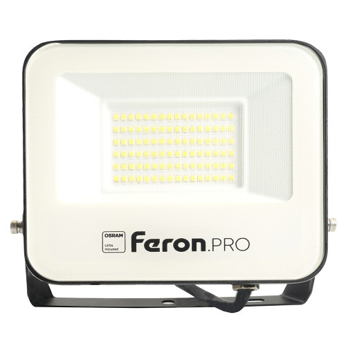 Светодиодный прожектор Feron.PRO LL-1000 IP65 50W 6400K черный