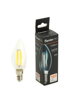 Лампа светодиодная Feron.PRO LB-1206 Свеча E14 6W 1000LM 175-265V 6400K