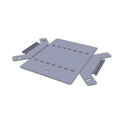 Угол 45 град. верт. внутр. 50x100 мм (плоский) EKF