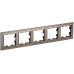 BRITE Рамка 5-местная РУ-5-БрТБ темная бронза IEK BRITE Рамка 5-местная РУ-5-БрТБ темная бронза IEK