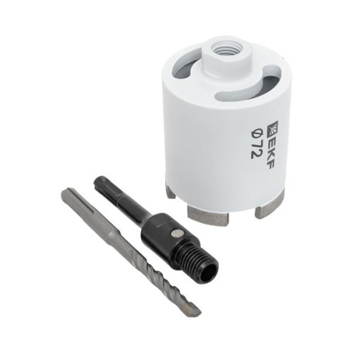 Коронка алмазная DCH-72 (верхнее пылеудаление) Laser M16 SDS-Plus EXPERT EKF Коронка алмазная DCH-72 (верхнее пылеудаление) Laser M16 SDS-Plus EXPERT EKF