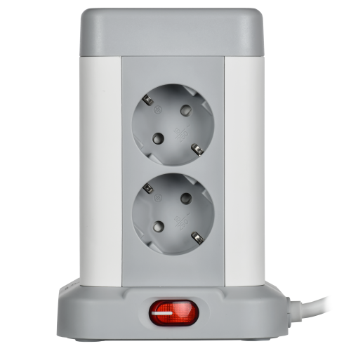 Удлинитель У08K 8 мест 2P+PE 1,5м 3х1,0мм2 16А/250В USB A+C 20Вт серый DOMINIC IEK Удлинитель У08K 8 мест 2P+PE 1,5м 3х1,0мм2 16А/250В USB A+C 20Вт серый DOMINIC IEK