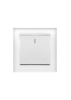 Переключатель проходной 1-кл. СП Бриллиант 10А IP20 бел. UNIVersal 7947373