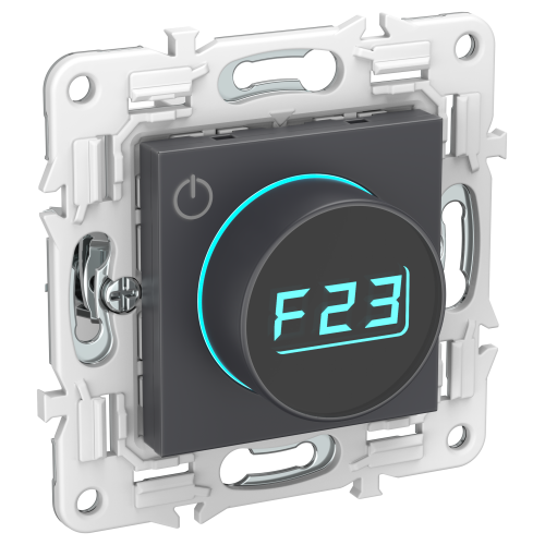 SKANDY Термостат электронный с индикацией SK-T01G графит IEK