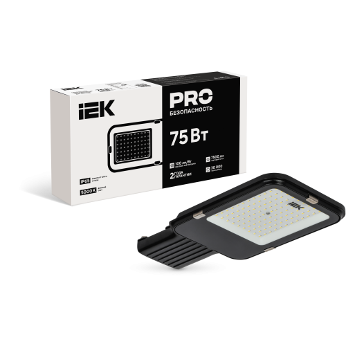 Светильник светодиодный консольный ДКУ 1013-75Д 5000К IP65 IEK