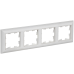 BRITE Рамка 4-местная РУ-4-БрАБ арктический белый/белый IEK BRITE Рамка 4-местная РУ-4-БрАБ арктический белый/белый IEK
