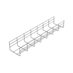 Лоток проволочный 300х100 L3000 сталь 4мм PL100-300-3000 оцинк. КМ LO1292