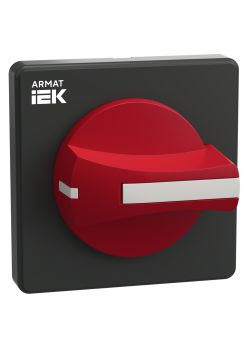 ARMAT Рукоятка поворотная для SDM 72х72мм черная IEK