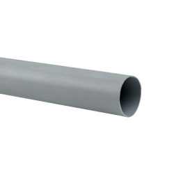 Труба гладкая ПВХ жест. d40 мм (3 м) (57 м/уп) серая EKF-Plast