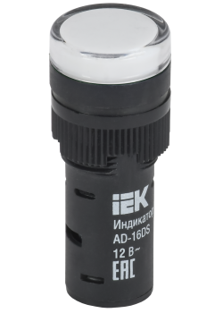 Лампа AD16DS(LED)матрица d=16мм белый 12В AC/DC IEK
