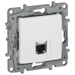 IEKETIKA Розетка компьютерная RJ45 категория 5Е UTP 6710411 молочный IEK
