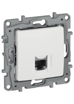 IEKETIKA Розетка компьютерная RJ45 категория 5Е UTP 6710411 молочный IEK