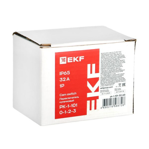 ПК-1-101 32А 1P «0-1-2-3» IP65 EKF ПК-1-101 32А 1P «0-1-2-3» IP65 EKF