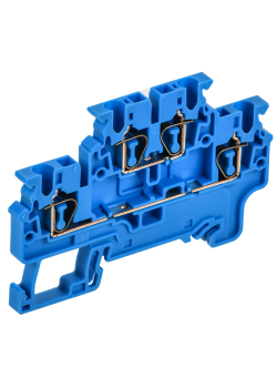 ARMAFIX Клемма пружинная 2 уровня CXDL2.5 BU IEK