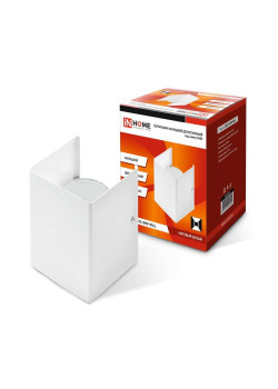 Светильник GX53S-WALL 2MW GX53 230В накладной двусторон. подсветка матов. бел. IN HOME 4690612024455