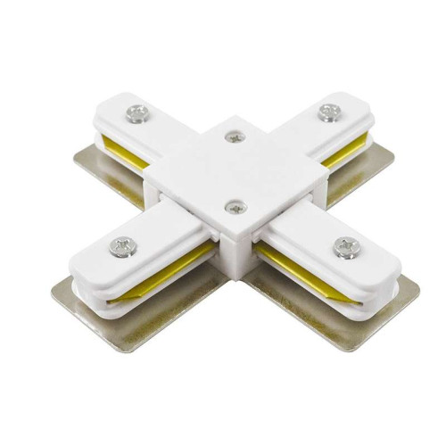 Коннектор X-образный PTR CX-WH накладной/подвесной шинопровод бел. Pro JazzWay 5010888