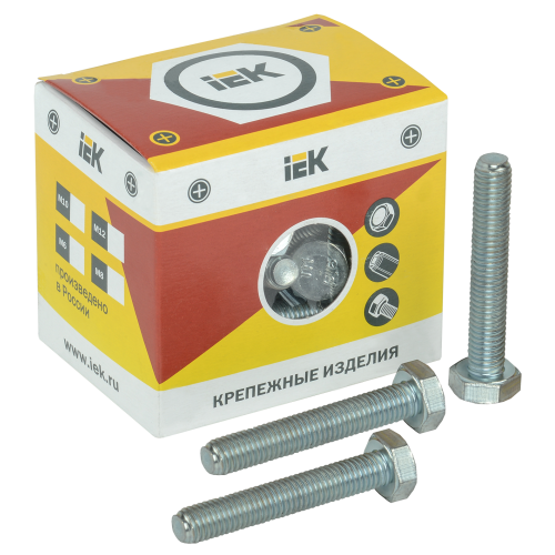 Болт шестигранный М10х60 IEK Болт шестигранный М10х60 IEK
