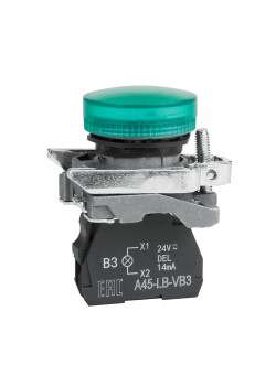 Сигнальная лампа OptiSignal D22 C4-L-B3 зеленая металл 24VAC/DC XB4BVB3