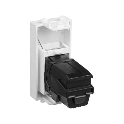 USB 3.0 розетка модульная, тип А-А, Avanti, белое облако, 1 модуль USB 3.0 розетка модульная, тип А-А, Avanti, белое облако, 1 модуль