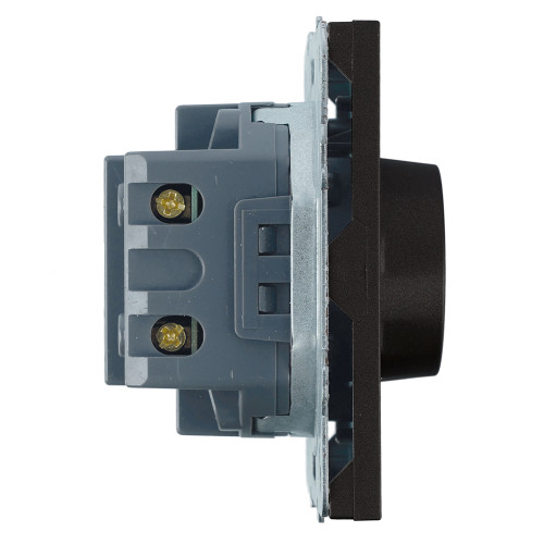 Выключатель диммирующий (механизм), STEKKER, 250В, 500W, серия Эмили, RSW10-5106-05, черный уголь, soft touch Выключатель диммирующий (механизм), STEKKER, 250В, 500W, серия Эмили, RSW10-5106-05, черный уголь, soft touch