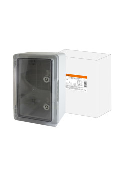 Бокс пластиковый ЩМП-0-8, прозр., крышка ABS, IP65, -45 до +75 С, навесной, (700x500x250) TDM