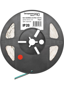Лента светодиодная 71 437 NLS-3528R60-4.8-IP20-12В-Pro R5 4.8Вт/м (уп.5м) Navigator 71437