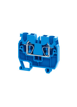 Мини-клемма проходная пружинная OptiClip CXM-2,5-I-BU-24A-(0,2-2,5)-синий