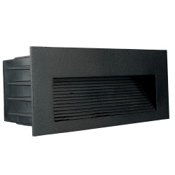 Светодиодный светильник Feron LN012-1 встраиваемый 5W 4000K, IP65, черный