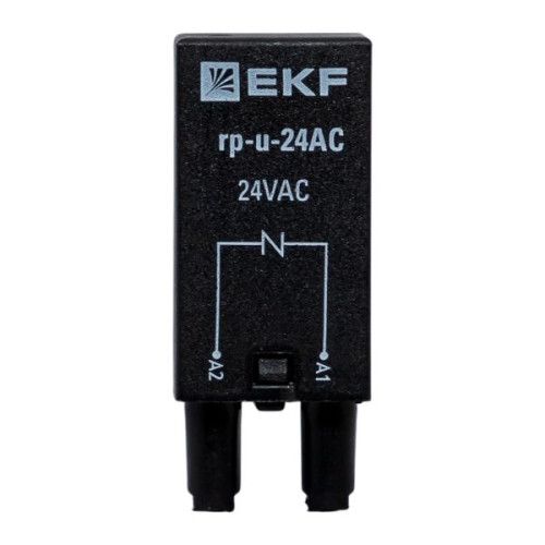 Модуль защитный c варистором 24В AC для промежуточных реле RP AVERES EKF Модуль защитный c варистором 24В AC для промежуточных реле RP AVERES EKF