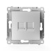Розетка компьютерная 2-м СП Pixel RJ45 кат.5E механизм алюм. TOKOV ELECTRIC TKE-PX-RC2-C03 Розетка компьютерная 2-м СП Pixel RJ45 кат.5E механизм алюм. TOKOV ELECTRIC TKE-PX-RC2-C03