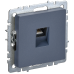 BRITE Розетка компьютерная RJ45 кат.5E РК10-БрМ маренго IEK