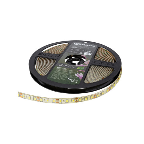 Лента светодиодная SMD2835-120 LED/м-IP65-12 В-9,6 Вт/м-6000 К (5 м) блистер TDM Лента светодиодная SMD2835-120 LED/м-IP65-12 В-9,6 Вт/м-6000 К (5 м) блистер TDM