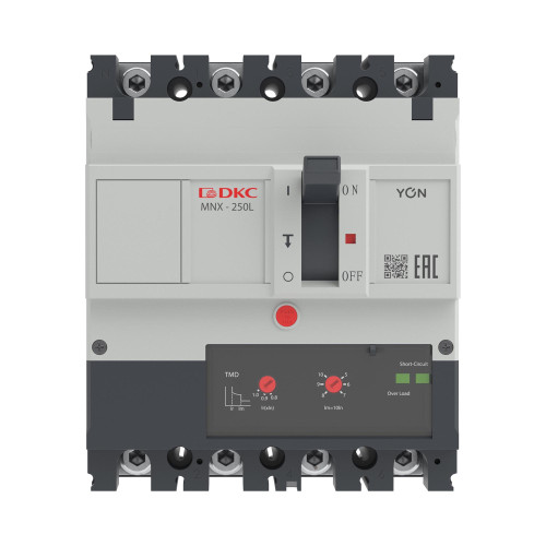 Авт. выкл. YON pro MNX250L 4P 250A 70kA при AC415V расц. TMD