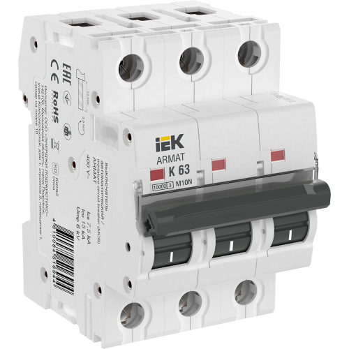 ARMAT Автоматический выключатель M10N 3P K 63А IEK