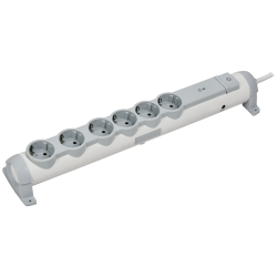 COMFORT Фильтр сетевой СФ-06К 16А 1,5м 3х1,5мм2 белый IEK