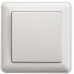 W59 AQUA 1-клавишный ПЕРЕКЛЮЧАТЕЛЬ, IP44, сх.6, 10АХ, в сборе, БЕЛЫЙ
