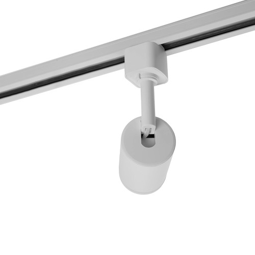 Светильник Feron AL161 трековый однофазный на шинопровод под лампу GU10, белый Светильник Feron AL161 трековый однофазный на шинопровод под лампу GU10, белый