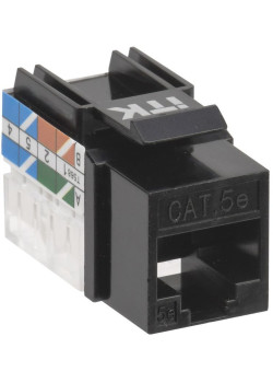 Модуль Keystone Jack кат.5E UTP 110 IDC 90град. черн. ITK CS1-1C5EU-11-09