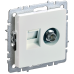 BRITE Розетка двойная TV+RJ45 кат.5E РТВ/РК12-БрЖ жемчуг IEK BRITE Розетка двойная TV+RJ45 кат.5E РТВ/РК12-БрЖ жемчуг IEK